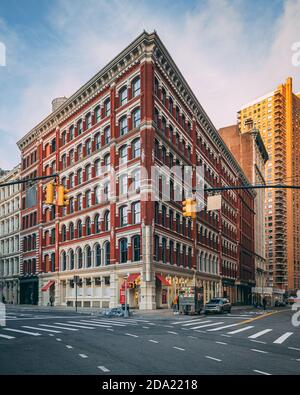 Architektur am Astor Place, im East Village, Manhattan, New York City Stockfoto