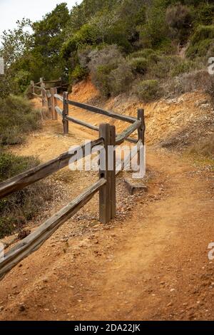 Wanderweg am Angel Island State Park, Kalifornien Stockfoto