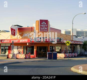 Mackay, Queensland, Australien - November 2019: Thai-Restaurant für Einheimische und Touristen im Herzen der Stadt Stockfoto