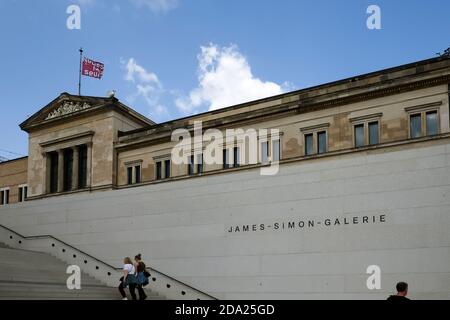 James-Simon-Galerie auf Museumsinsel, Berlin, Deutschland Stockfoto