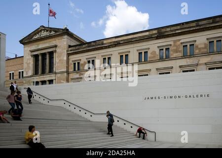 James-Simon-Galerie auf Museumsinsel, Berlin, Deutschland Stockfoto