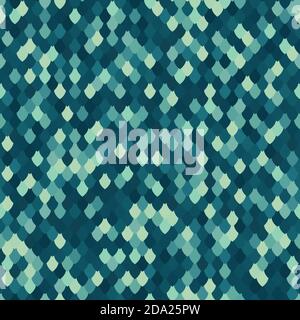 Abstrakte Ozean Halbtöne Fisch Skala Oberfläche. Farbige marine Textur Stock Vektor