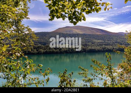 Laffrey, Isere, Frankreich (in der Nähe von Grenoble) - Laffrey See Stockfoto