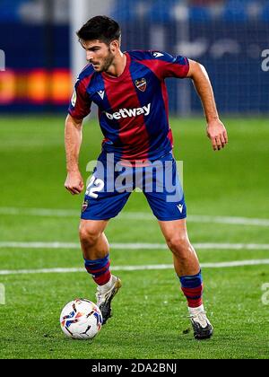 VALENCIA, SPANIEN - 08. NOVEMBER: Melero von Levante während des La Liga Santander Spiels zwischen Levante und Alaves im Stadion Estadi Ciutat de Valencia am 8. November 2020 in Valencia, Spanien (Foto: Pablo MoranoOrange Pictures) Stockfoto