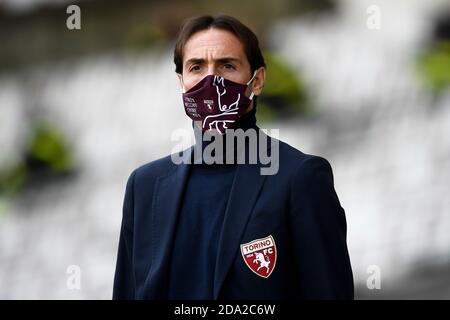 Turin, Italien. November 2020. TURIN, ITALIEN - 08. November 2020: Emiliano Moretti vom Turin FC schaut vor der Serie A Fußballspiel zwischen Turin FC und FC Crotone. (Foto von Nicolò Campo/Sipa USA) Quelle: SIPA USA/Alamy Live News Stockfoto