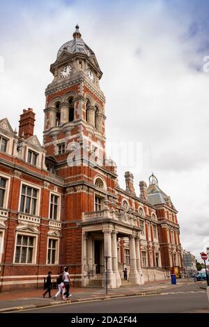 Großbritannien, England, East Sussex, Eastbourne, Little Chelsea, Meads Road, Town Hall Stockfoto