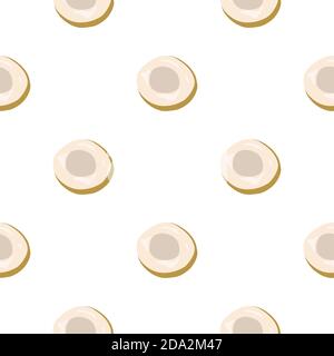 Illustration zum Thema große farbige nahtlose Longan, helle Frucht Muster für Dichtung. Fruchtmuster bestehend aus schönen nahtlosen Wiederholung Longan. Einfach Stock Vektor