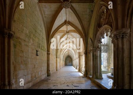 König Joao I Kloster, Ambulatorium, Dominikanerkloster von Batalha oder St. Maria des Sieges Kloster, Batalha, Leiria Bezirk, Portugal Stockfoto