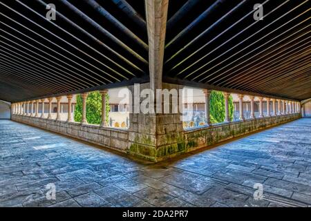 König Joao I Kloster, Ambulatorium, Dominikanerkloster von Batalha oder St. Maria des Sieges Kloster, Batalha, Leiria Bezirk, Portugal Stockfoto