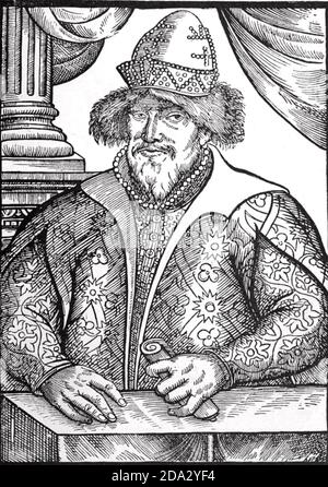 IWAN DER SCHRECKLICHE (1530-1584) erster Zar von Russland Stockfoto