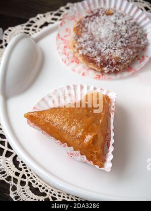 Köstliche süße arabische Mandel Briouat Stockfoto