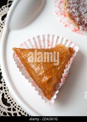 Köstliche süße arabische Mandel Briouat Stockfoto