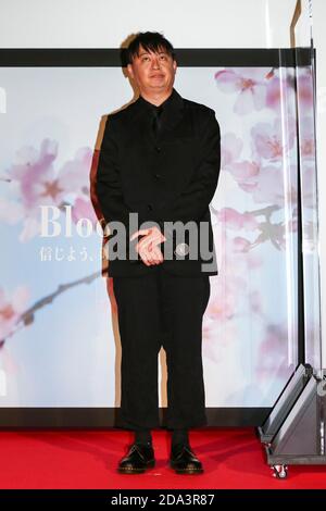 9. November 2020, Tokio, Japan: Der japanische Regisseur Hajime Hashimoto nimmt an der Abschlussfeier des 33. Tokyo International Film Festival (TIFF) im TOHO Cinemas Roppongi Teil. (Bild: © Rodrigo Reyes Marin/ZUMA Wire) Stockfoto