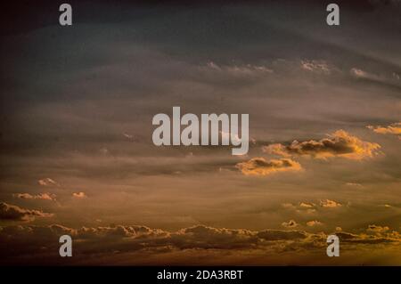 Ocean Air und Atmosphäre fügt launische Ausdrücke. Stockfoto