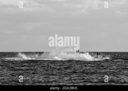 Ocean Air und Atmosphäre fügt launische Ausdrücke. Stockfoto