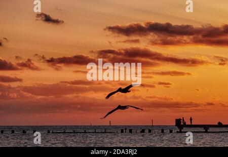 Ocean Air und Atmosphäre fügt launische Ausdrücke. Stockfoto