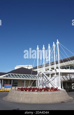 Kanalinseln. Guernsey. St. Andrews. Princess Elizabeth Hospital. Eintritt zu Unfall und Notfall. Stockfoto