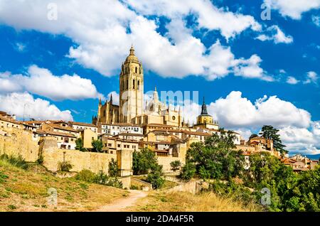 Kathedrale von Segovia in Kastilien und Leon, Spanien Stockfoto