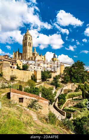 Kathedrale von Segovia in Kastilien und Leon, Spanien Stockfoto