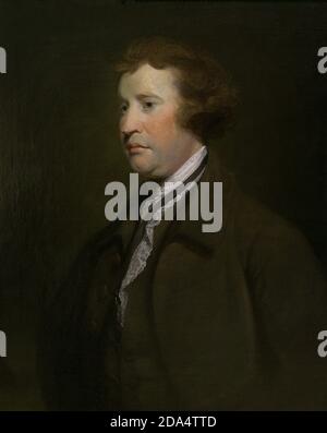 Edmund Burke (1729-1797). Anglo-irischer Staatsmann und Philosoph. Studio von Sir Joshua Reynolds (1723-1792). Öl auf Leinwand (75,6 x 62,9 cm), c. 1769 oder höher. National Portrait Gallery. London, England, Vereinigtes Königreich. Stockfoto