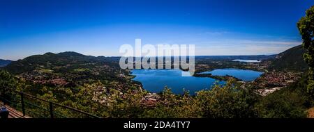Großer Blick auf einen See Stockfoto