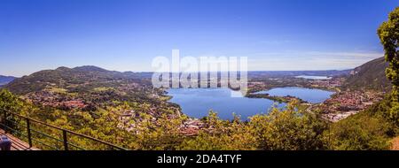 Großer Blick auf einen See Stockfoto