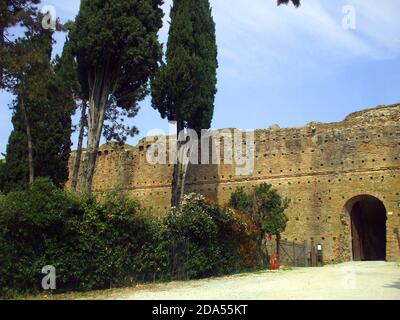 Cesena, Italien. Die Rocca Malatestiana Stockfoto