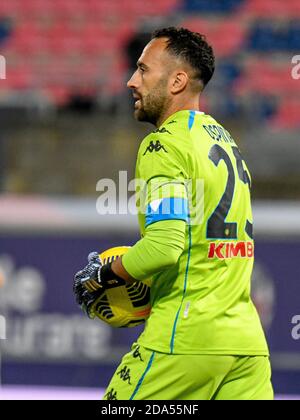 David Ospina (Napoli) während Bologna Calcio vs SSC Napoli, Italienische Fußball Serie A Spiel, Bologna, Italien, 08 Nov 2020 Foto: LM/Ettore Griffoni Stockfoto