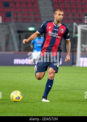 Bologna, Italien. November 2020. Bologna, Italien, Dall'Ara Stadion, 08 Nov 2020, Danilo Larangeira (Bologna) während Bologna Calcio gegen SSC Napoli - Italienisches Fußballspiel Serie A - Credit: LM/Ettore Griffoni Credit: Ettore Griffoni/LPS/ZUMA Wire/Alamy Live News Stockfoto