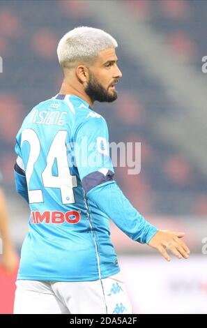 Bologna, Italien. November 2020. Bologna-Napoli - Lorenzo Insigne - foto Michele Nucci /LM Kredit: Unabhängige Fotoagentur/Alamy Live Nachrichten Stockfoto