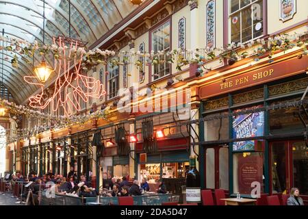 Viandas, Leadenhall Markt Stockfoto