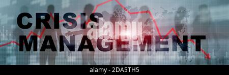 Website-Banner Für Krisenmanagement. Lösung Crisis Identity Planning Concept Mixed Media. Stockfoto