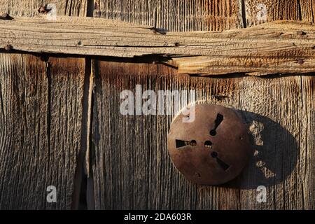 Alte Holztür Textur Hintergrund abstrakt Stockfoto