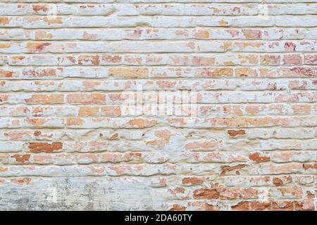 Vintage texturierter Hintergrund der roten Ziegelwand Stockfoto