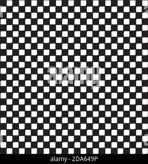 Nahtlose schwarz-weiß kariert Muster abstrakten Hintergrund. Stock Vektor