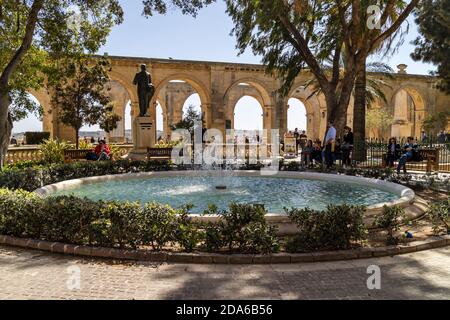 Upper Barrakka Gardens Stockfoto