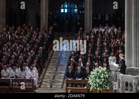 WASHINGTON D.C., USA - 01. September 2018: Senator McCains Tochter Meghan Marguerite McCain sprach am 1. September 2018 beim Gedenkgottesdienst von US-Senator John McCain in der National Cathedral in Washington, USA Stockfoto
