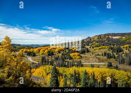 Cumbres und Toltec Schmalspurbahn Stockfoto