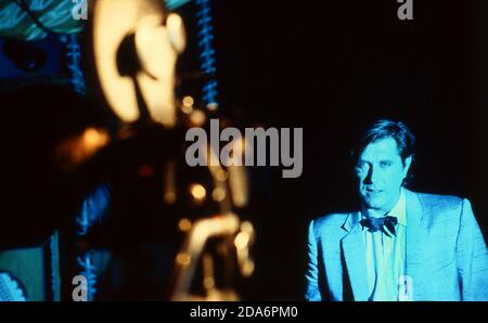 Bryan Ferry und Roxy Music bei einem Filmdreh in Rom 1982. Stockfoto