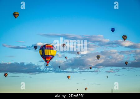 Hot Air Balloon Fiesta in Albuquerque Stockfoto