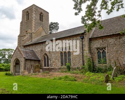 St. Peters Kirche, Dunton, Norfolk, England Stockfoto