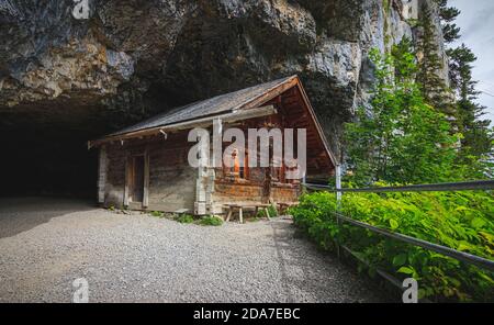 Gasthaus Aescher Wildkirchli Appenzeller Land Stockfoto