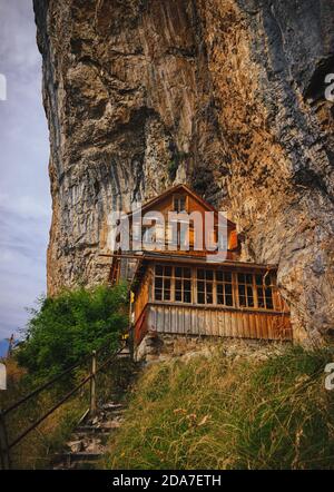 Gasthaus Aescher Wildkirchli Appenzeller Land Stockfoto