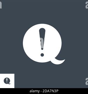 Informationen Unterzeichnen ergänzende Vektor glyph Icon. Stock Vektor
