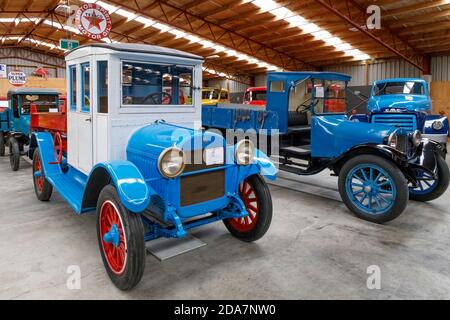 1925 REO F Speed Wagon Pickup auf Ausstellung im Bill Richardson Transport World Museum, Invercargill, Neuseeland. Stockfoto