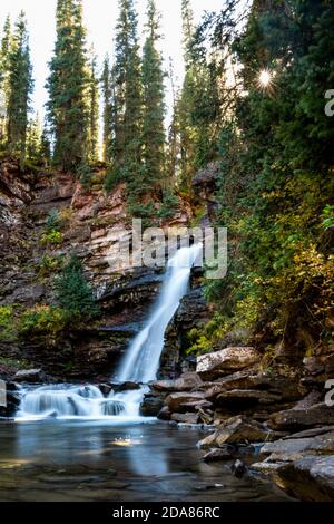 Waterfall, San Juan Mountains, Colorado, USA Stockfoto