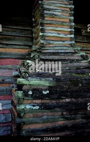 Kelly House, auf dem Chickamauga Schlachtfeld in Georgia, USA Stockfoto