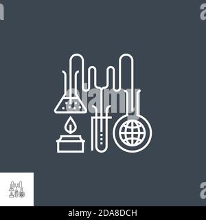 Symbol Für Forschungslinie Stock Vektor