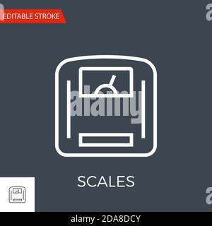 Vektorsymbol „Skalierung“ Stock Vektor