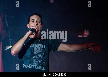 Roskilde, Dänemark. Juni 2017. Der amerikanische Rapper und Texter G-Eazy spielt ein Live-Konzert während des dänischen Musikfestivals Roskilde Festival 2017. (Foto: Gonzales Photo - Lasse Lagoni). Stockfoto